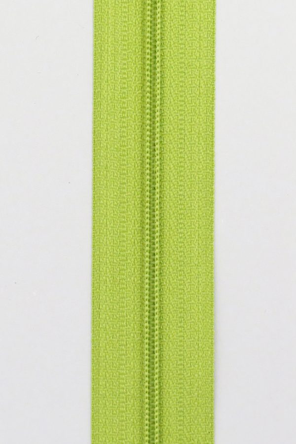 Lynlås lime grøn - delbar 6 mm