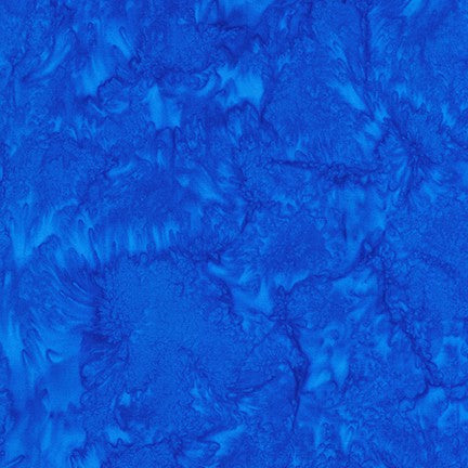 Batik - blue print blå
