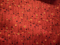 Dark rust med mini blomster